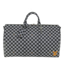 LOUIS VUITTON Damier Distorted Keepall Bandouliere 50 Boston N50028 Auth yk9432S-13