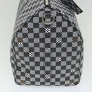 LOUIS VUITTON Damier Distorted Keepall Bandouliere 50 Boston N50028 Auth yk9432S-4