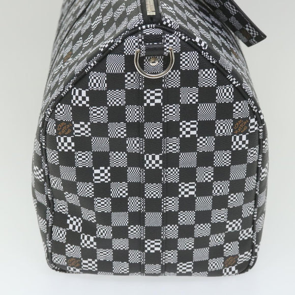LOUIS VUITTON Damier Distorted Keepall Bandouliere 50 Boston N50028 Auth yk9432S