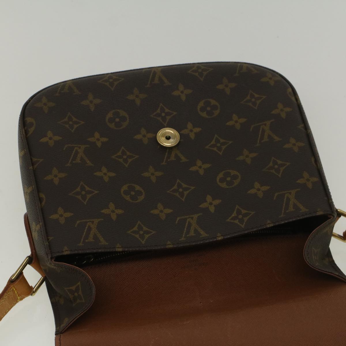 LOUIS VUITTON Monogram Saint Cloud GM Shoulder Bag M51242 LV Auth yk9443