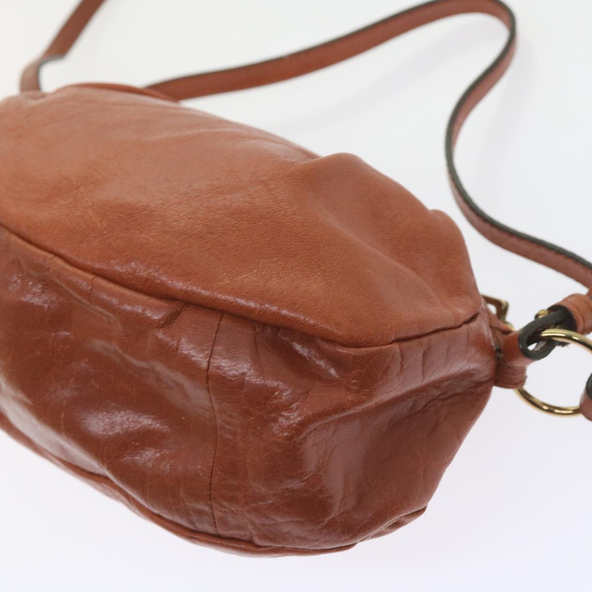 Chloe Hand Bag Leather 2way Brown 03 12 99 65 Auth yk9497