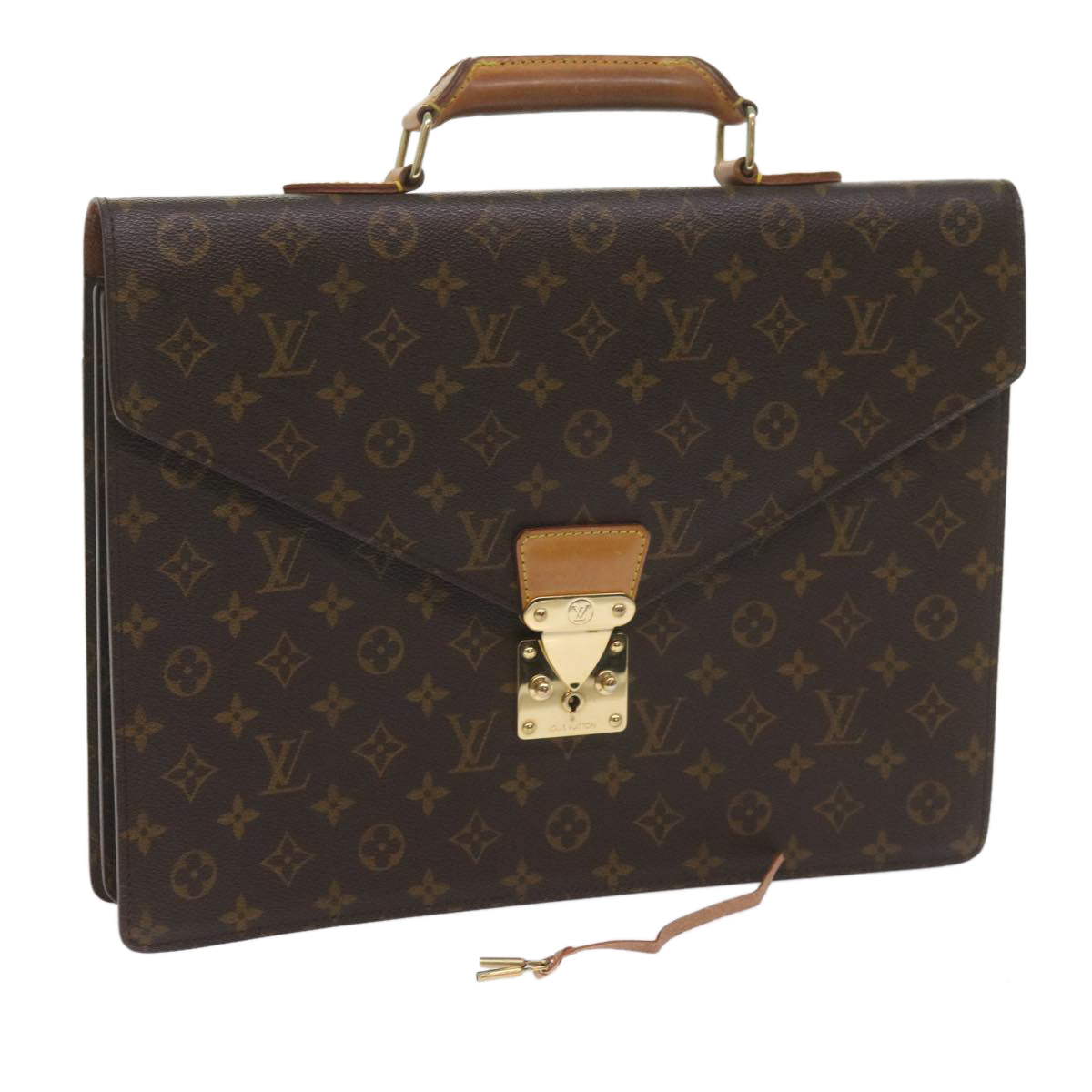 LOUIS VUITTON Monogram Serviette Conseiller Briefcase M53331 LV Auth yk9506