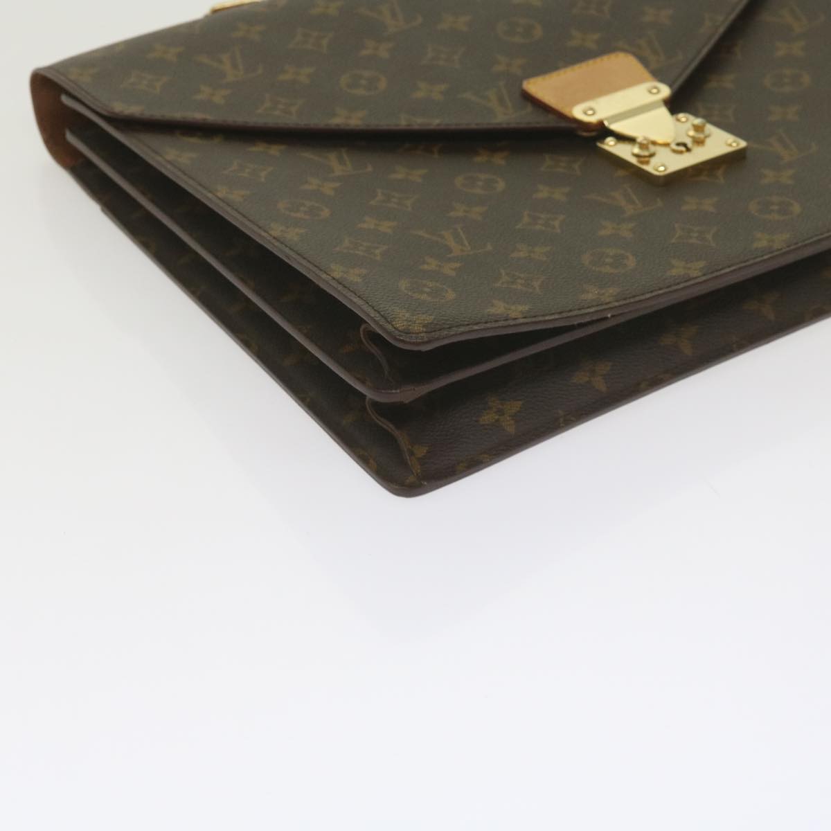 LOUIS VUITTON Monogram Serviette Conseiller Briefcase M53331 LV Auth yk9506