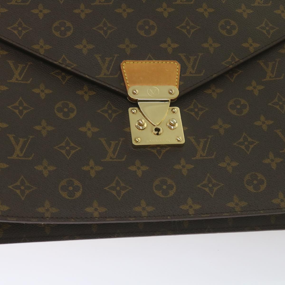 LOUIS VUITTON Monogram Serviette Conseiller Briefcase M53331 LV Auth yk9506