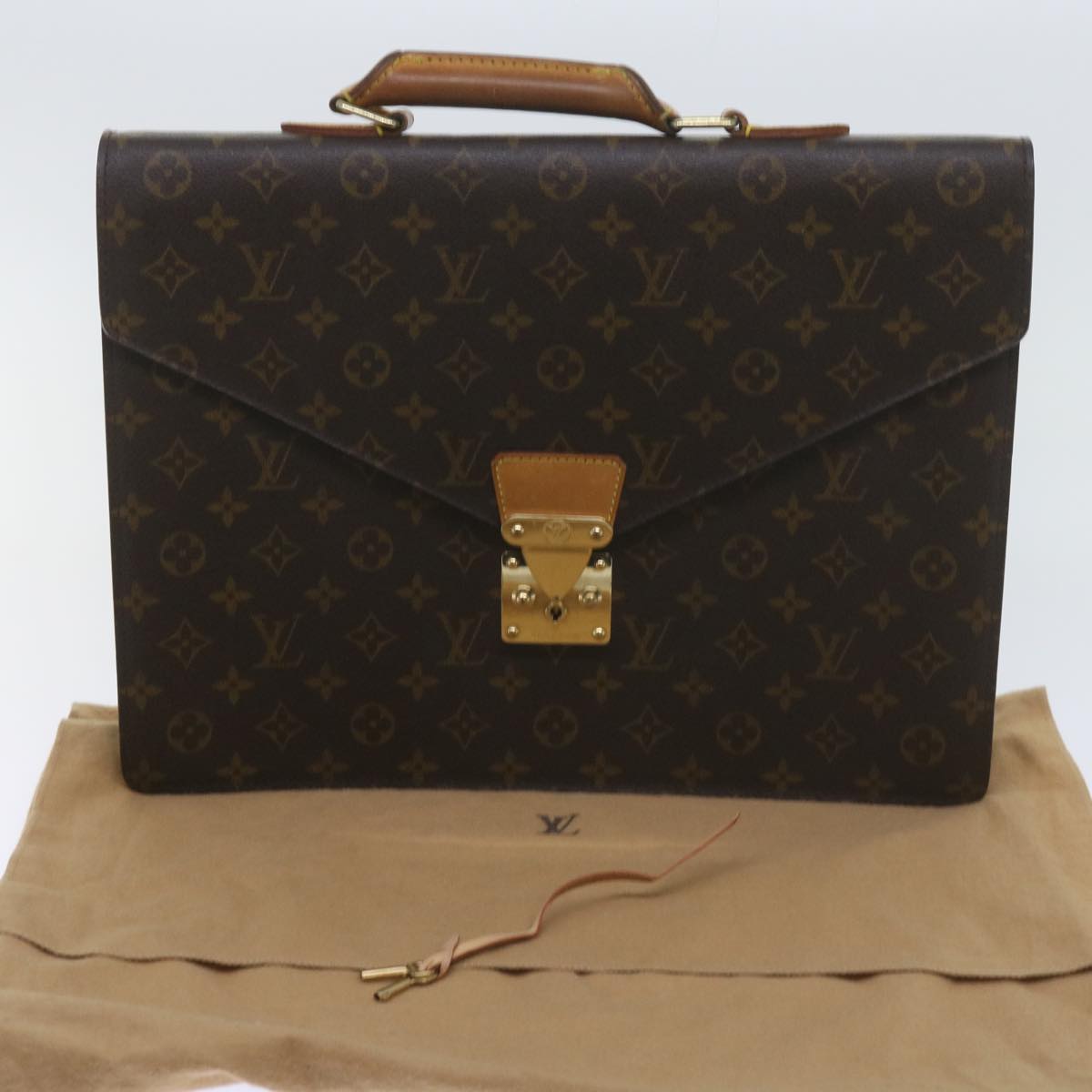 LOUIS VUITTON Monogram Serviette Conseiller Briefcase M53331 LV Auth yk9506