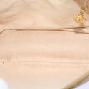 GUCCI Micro GG Canvas Web Sherry Line Shoulder Bag PVC Beige Green Auth yk9514-10