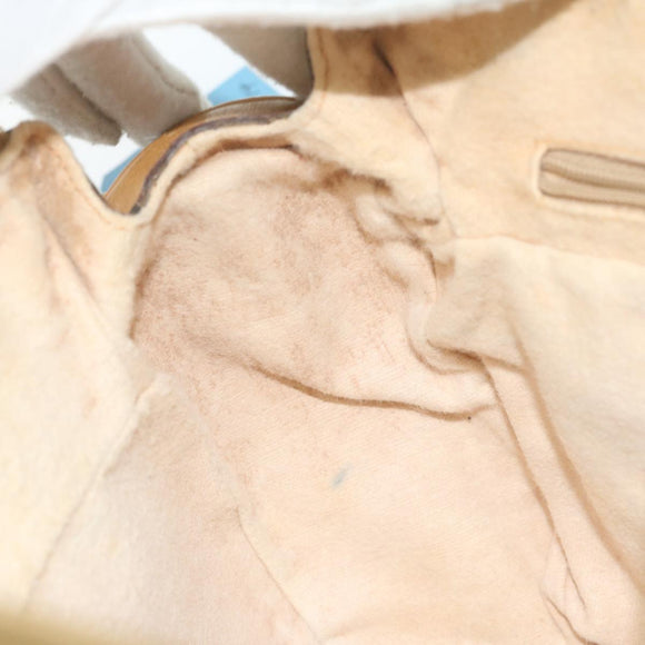 GUCCI Micro GG Canvas Web Sherry Line Shoulder Bag PVC Beige Green Auth yk9514