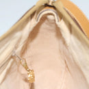 GUCCI Micro GG Canvas Web Sherry Line Shoulder Bag PVC Beige Green Auth yk9514-20