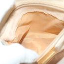 GUCCI Micro GG Canvas Web Sherry Line Shoulder Bag PVC Beige Green Auth yk9514-11