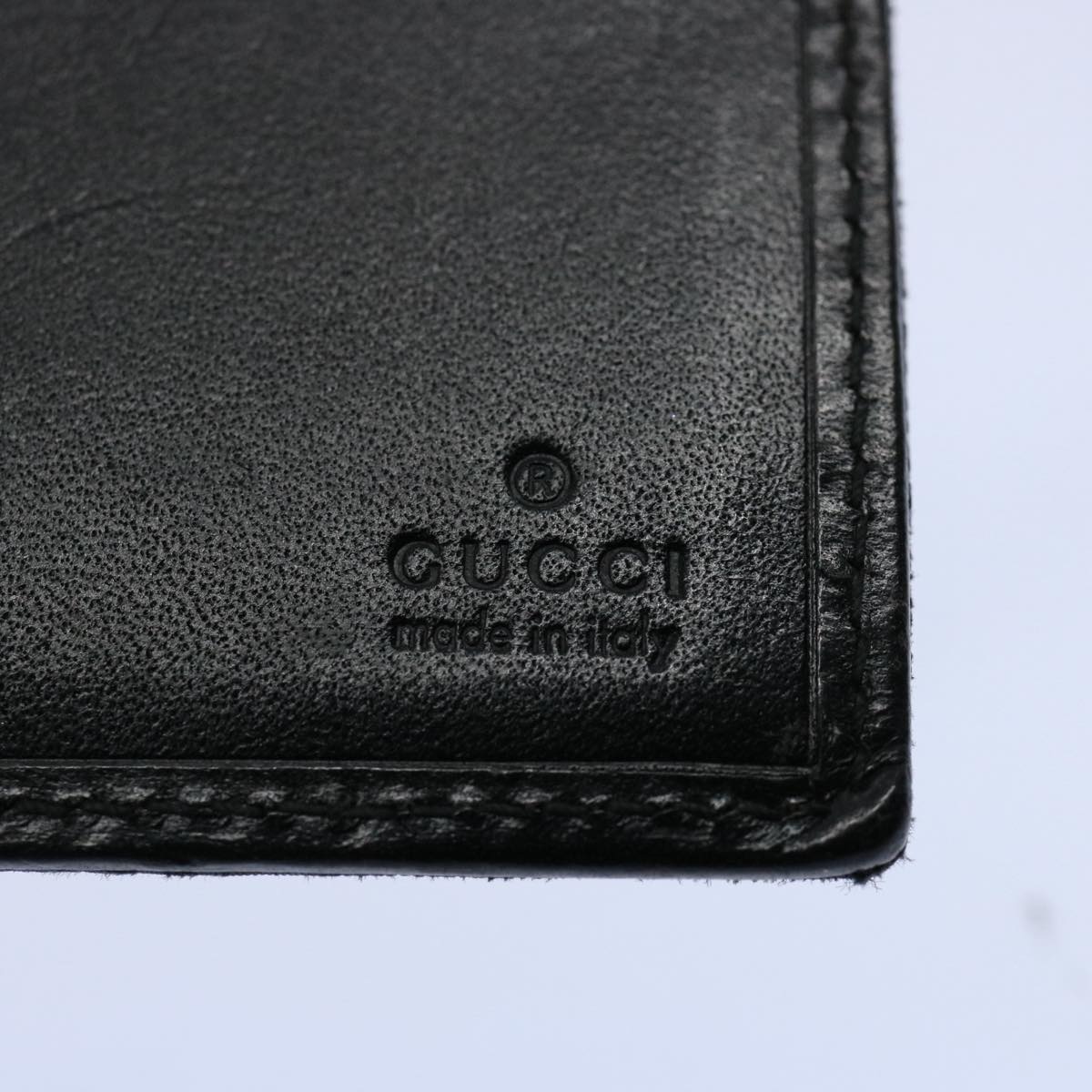 GUCCI GG Canvas Day Planner Cover Black 031 1408 0928 Auth yk9521