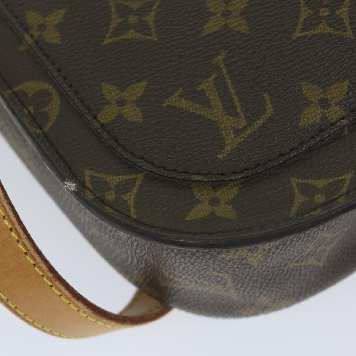 LOUIS VUITTON Monogram Saint Cloud GM Shoulder Bag M51242 LV Auth yk9526