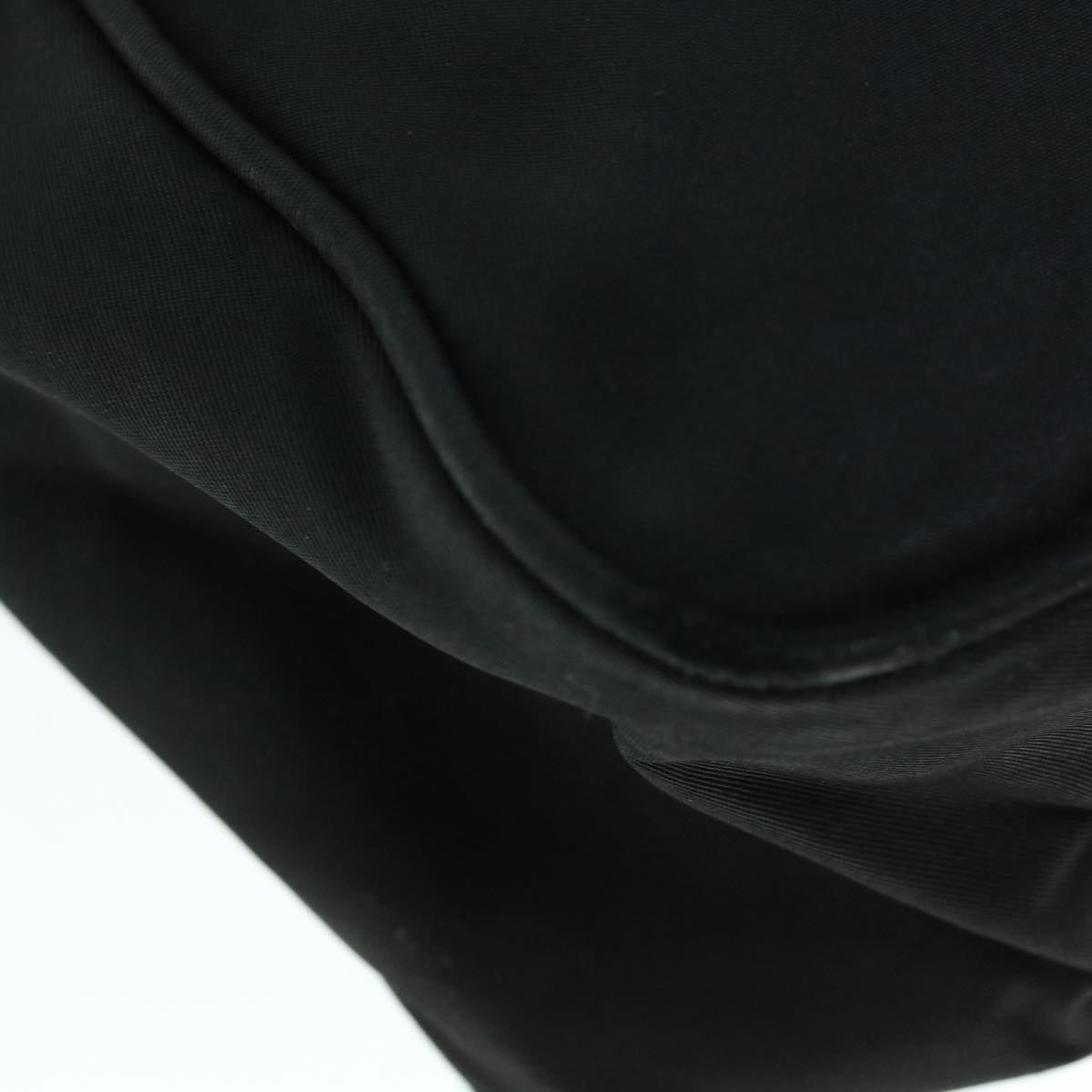 PRADA Shoulder Bag Nylon Black Auth yk9558