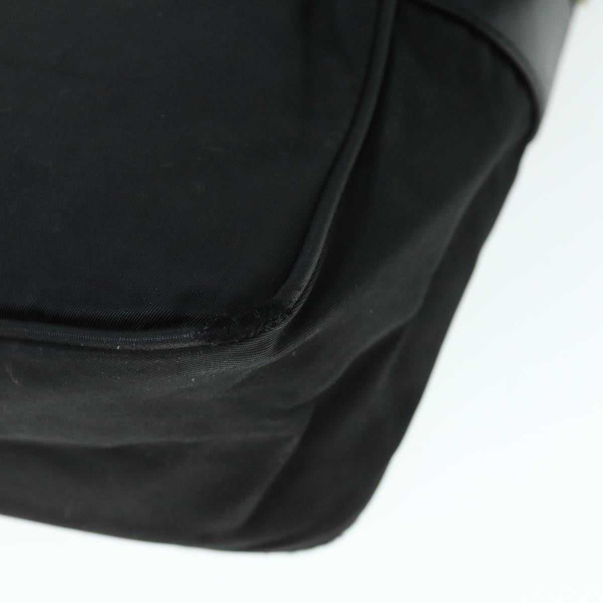 PRADA Shoulder Bag Nylon Black Auth yk9558