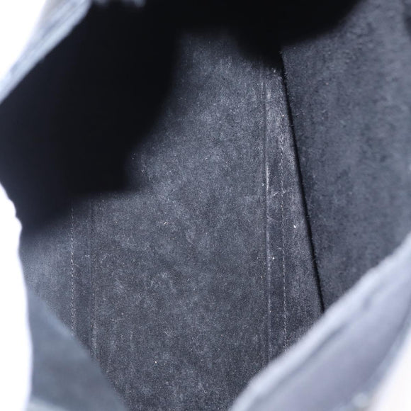 GUCCI Bamboo Shoulder Bag Leather Black 001 2058 Auth yk9616