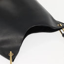 GUCCI Bamboo Shoulder Bag Leather Black 001 2058 Auth yk9616-6