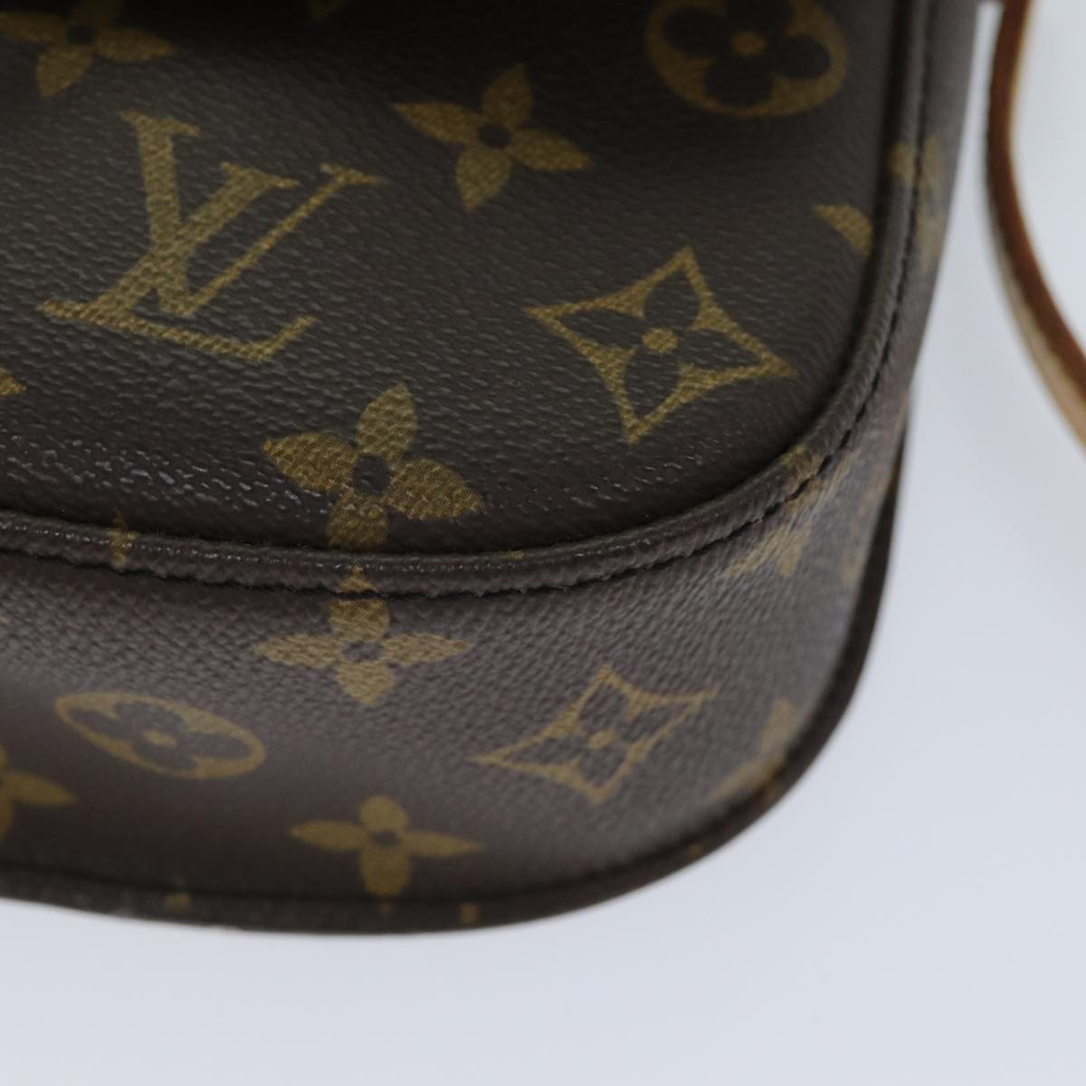 LOUIS VUITTON Monogram Saint Cloud MM Shoulder Bag M51243 LV Auth yk9649