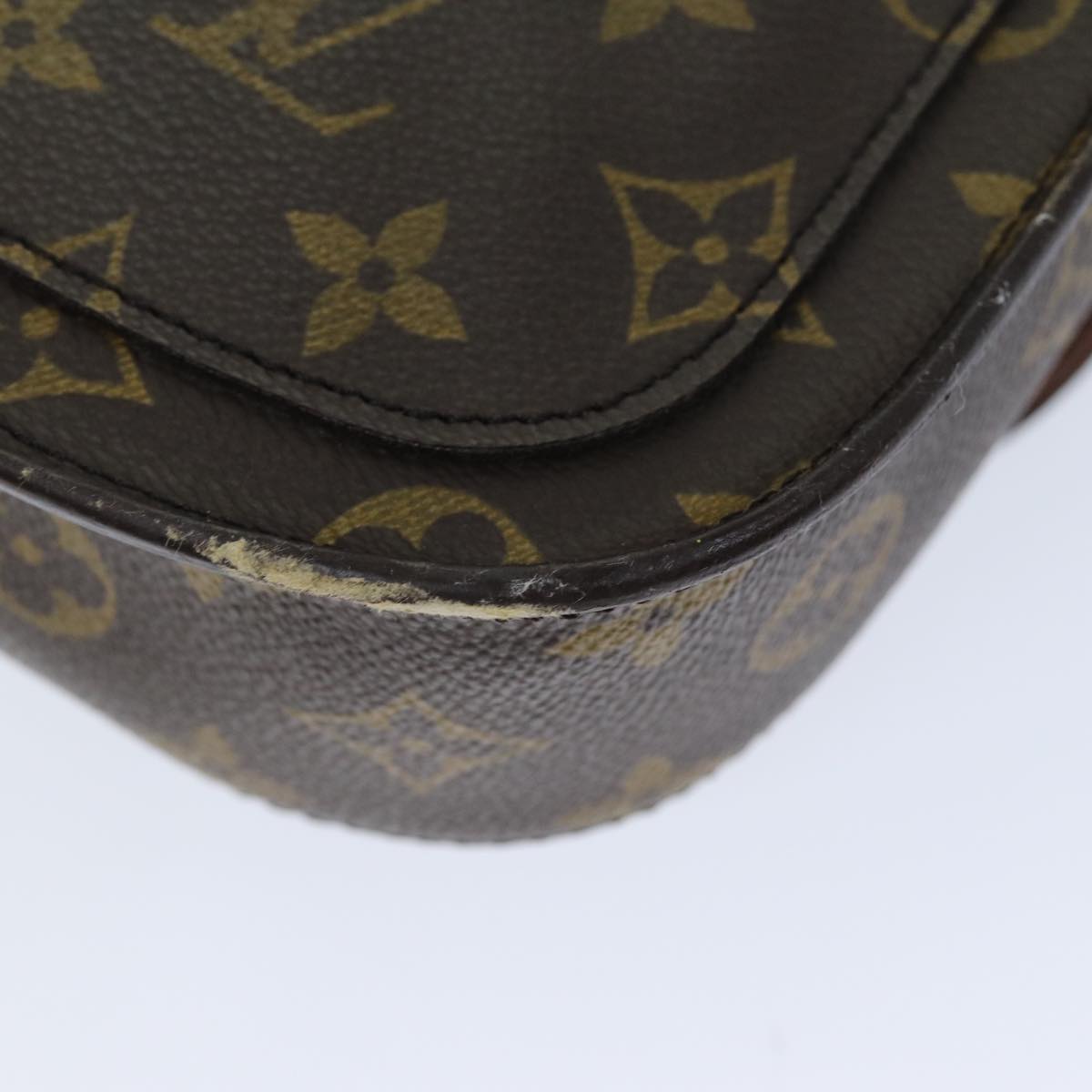 LOUIS VUITTON Monogram Saint Cloud MM Shoulder Bag M51243 LV Auth yk9649