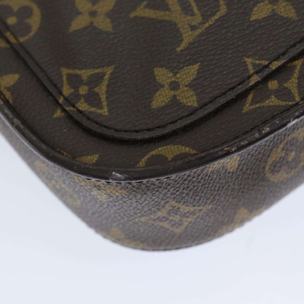 LOUIS VUITTON Monogram Saint Cloud MM Shoulder Bag M51243 LV Auth yk9649