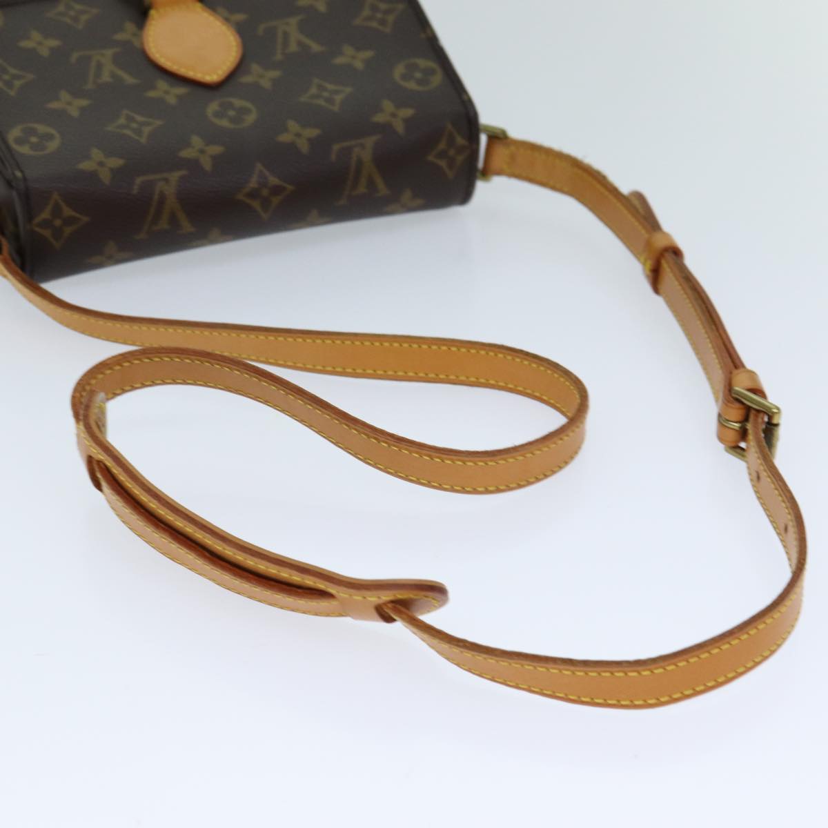 LOUIS VUITTON Monogram Saint Cloud MM Shoulder Bag M51243 LV Auth yk9649