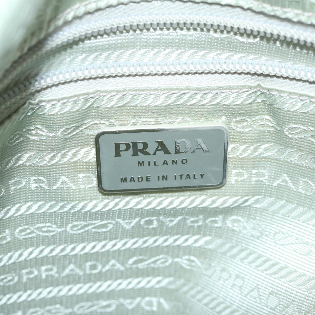 PRADA Shoulder Bag Nylon Blue Auth yk9713