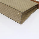 CELINE Macadam Canvas Shoulder Bag PVC Beige Brown Auth yk9762-16