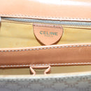 CELINE Macadam Canvas Shoulder Bag PVC Beige Brown Auth yk9762-21