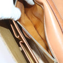 CELINE Macadam Canvas Shoulder Bag PVC Beige Brown Auth yk9762-26