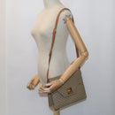 CELINE Macadam Canvas Shoulder Bag PVC Beige Brown Auth yk9762-27