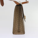 CELINE Macadam Canvas Shoulder Bag PVC Beige Brown Auth yk9762-4