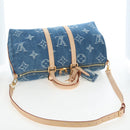 LOUIS VUITTON Monogram Denim Keepall Bandouliere 45 Bag M24315 LV Auth yk9898SM-8