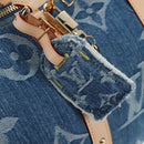 LOUIS VUITTON Monogram Denim Keepall Bandouliere 45 Bag M24315 LV Auth yk9898SM-27