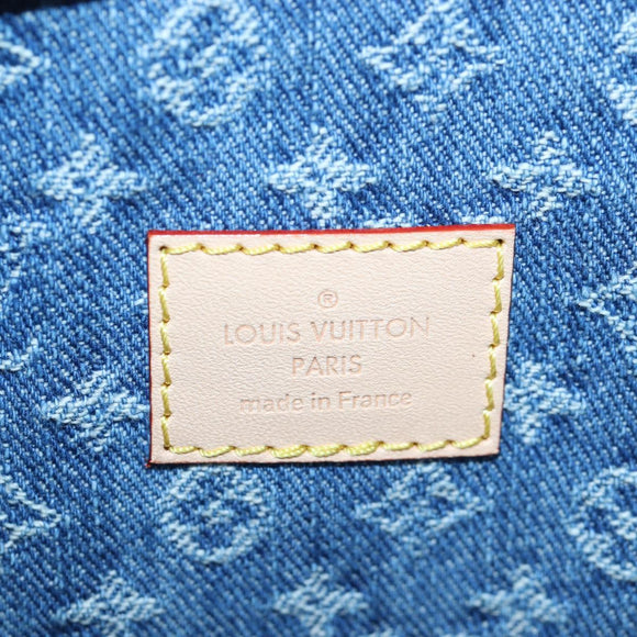 LOUIS VUITTON Monogram Denim Keepall Bandouliere 45 Bag M24315 LV Auth yk9898SM