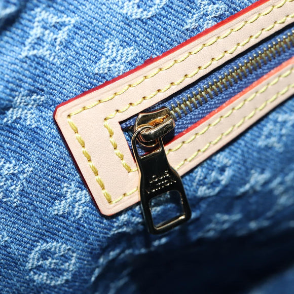 LOUIS VUITTON Monogram Denim Keepall Bandouliere 45 Bag M24315 LV Auth yk9898SM
