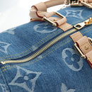 LOUIS VUITTON Monogram Denim Keepall Bandouliere 45 Bag M24315 LV Auth yk9898SM-14