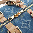LOUIS VUITTON Monogram Denim Keepall Bandouliere 45 Bag M24315 LV Auth yk9898SM-9