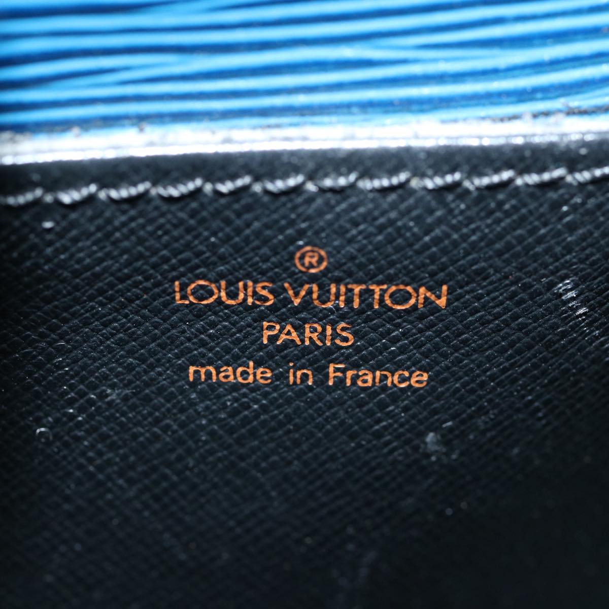 LOUIS VUITTON Epi Saint Cloud PM Shoulder Bag Blue M52195 LV Auth yk9911