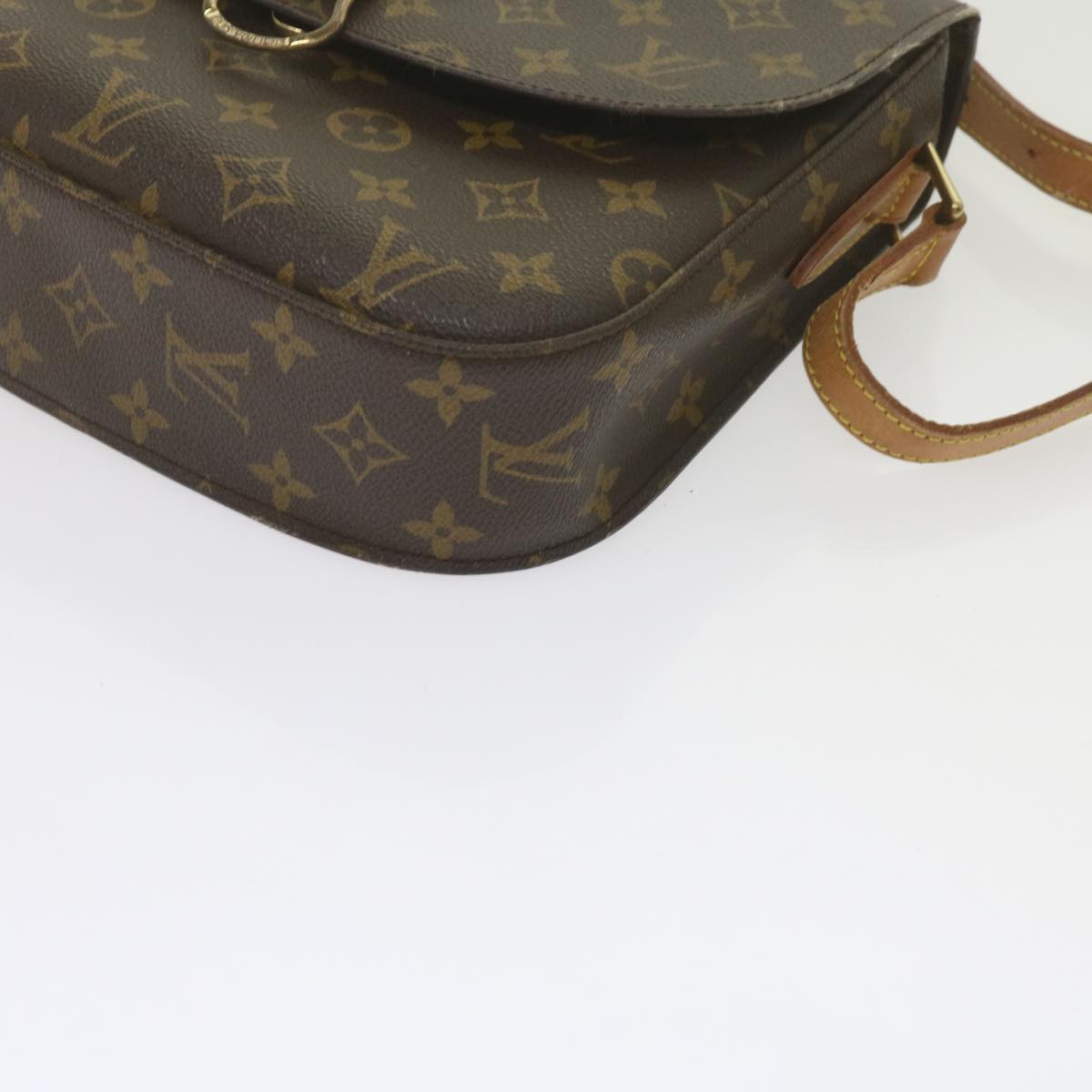 LOUIS VUITTON Monogram Saint Cloud GM Shoulder Bag M51242 LV Auth yk9955