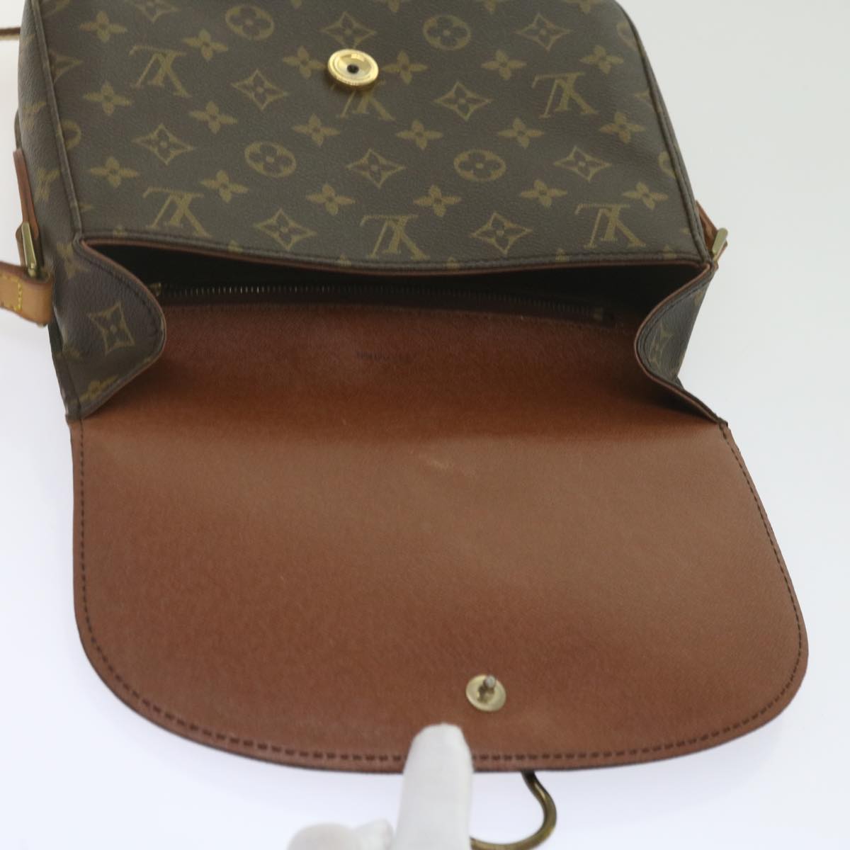 LOUIS VUITTON Monogram Saint Cloud GM Shoulder Bag M51242 LV Auth yk9960