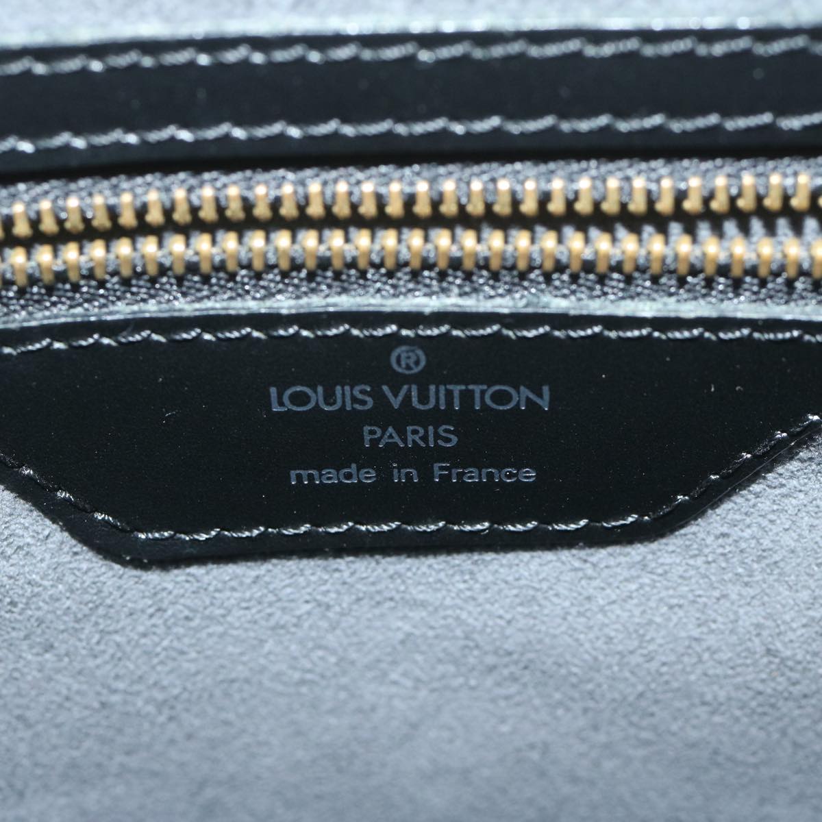 LOUIS VUITTON Epi Saint Jacques Shopping Shoulder Bag Black M52262 Auth yk9991