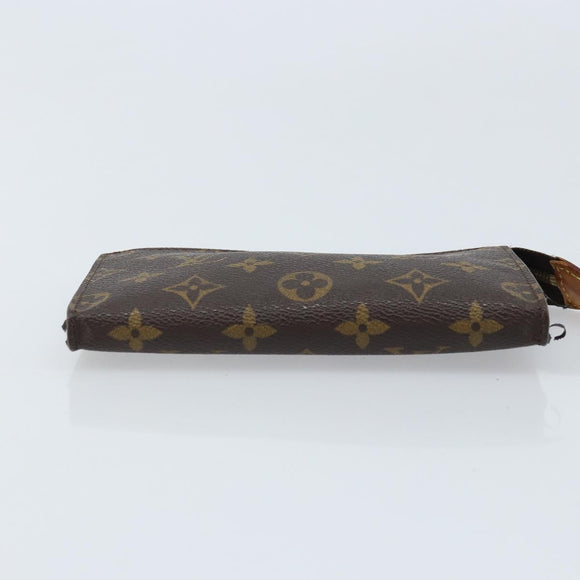 LOUIS VUITTON Monogram Bucket PM Accessory Pouch LV Auth YKZ002