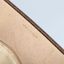GUCCI Shoulder Bag Leather Gray Gold Auth YKZ007-12