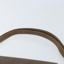 GUCCI Shoulder Bag Leather Gray Gold Auth YKZ007-8