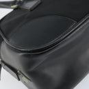 PRADA Hand Pouch Bag Nylon Black Silver Auth YKZ009-15