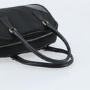PRADA Hand Pouch Bag Nylon Black Silver Auth YKZ009-7