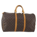 LOUIS VUITTON Monogram Keepall 50 Boston Bag M41426 LV Auth YKZ016-1