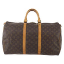 LOUIS VUITTON Monogram Keepall 50 Boston Bag M41426 LV Auth YKZ016-13