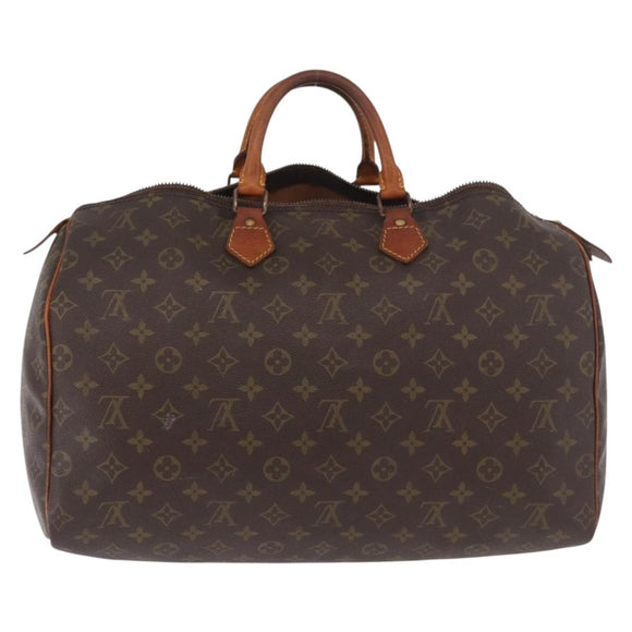 LOUIS VUITTON Monogram Speedy 40 Hand Bag M41522 LV Auth YKZ020A