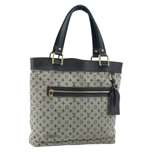 LOUIS VUITTON Monogram Mini Lucille GM Henkeltasche TST Blau M92679 LV Auth YKZ022