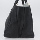 Chloe Alison Tote Bag Leather Black Gold Auth YKZ026-3