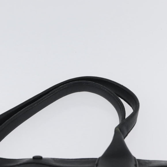 Chloe Alison Tote Bag Leather Black Gold Auth YKZ026